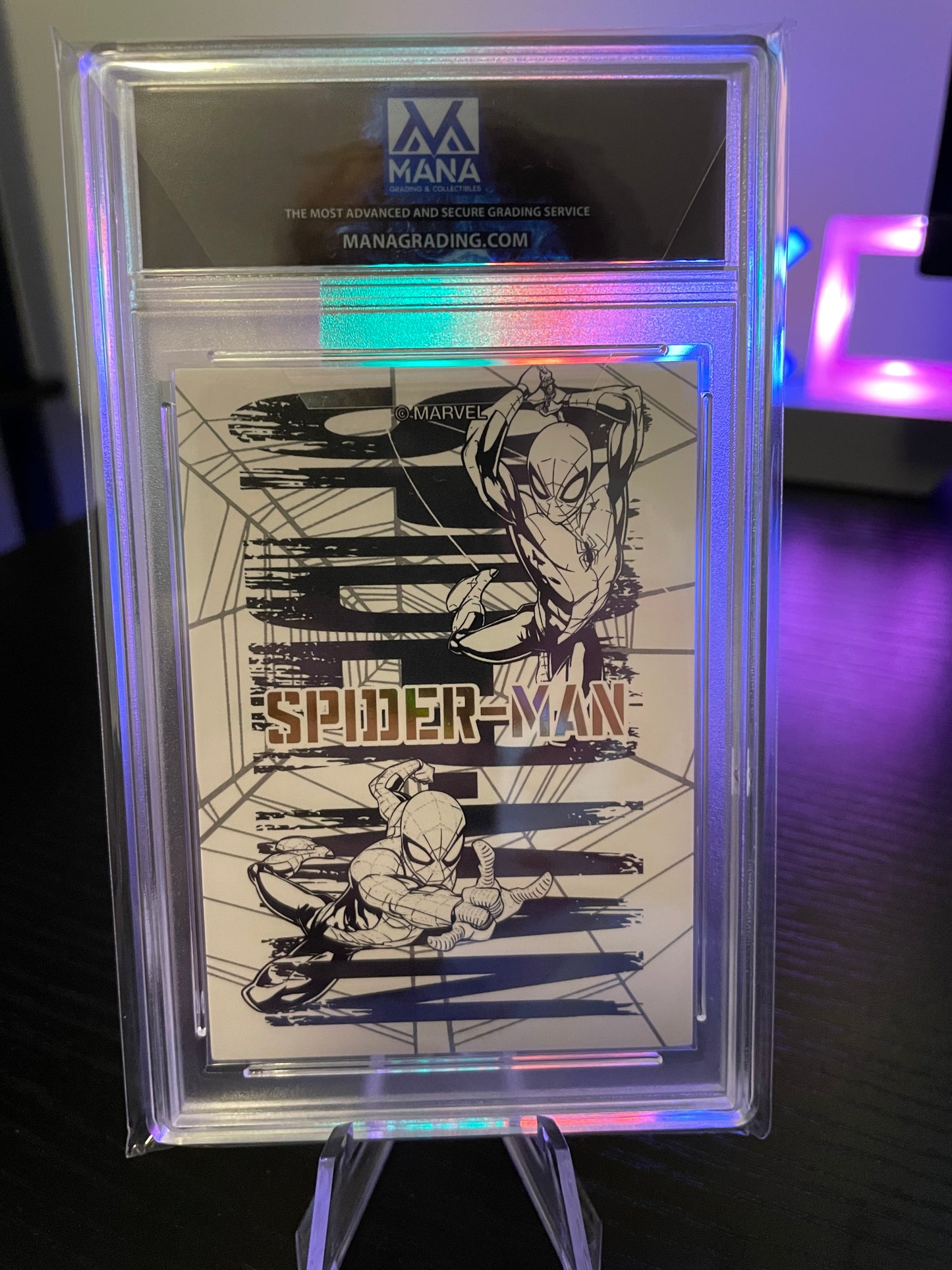 2023 Spider Man “60 Amazing Years” PR Spider Man Mana 10 Flawless