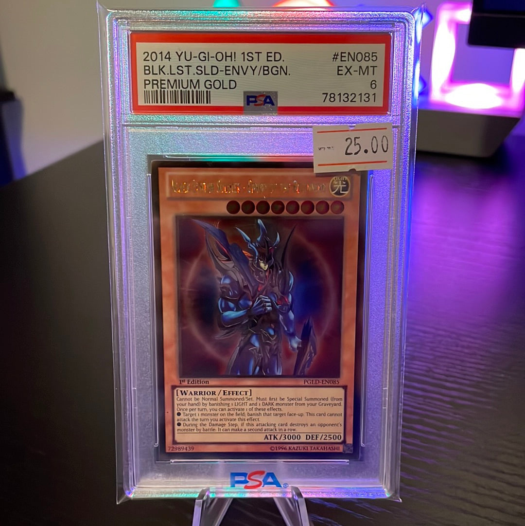 2014 Yu-Gi-Oh! 1st Ed. BLK.LST.SLD.Envy/Bgn PSA 6