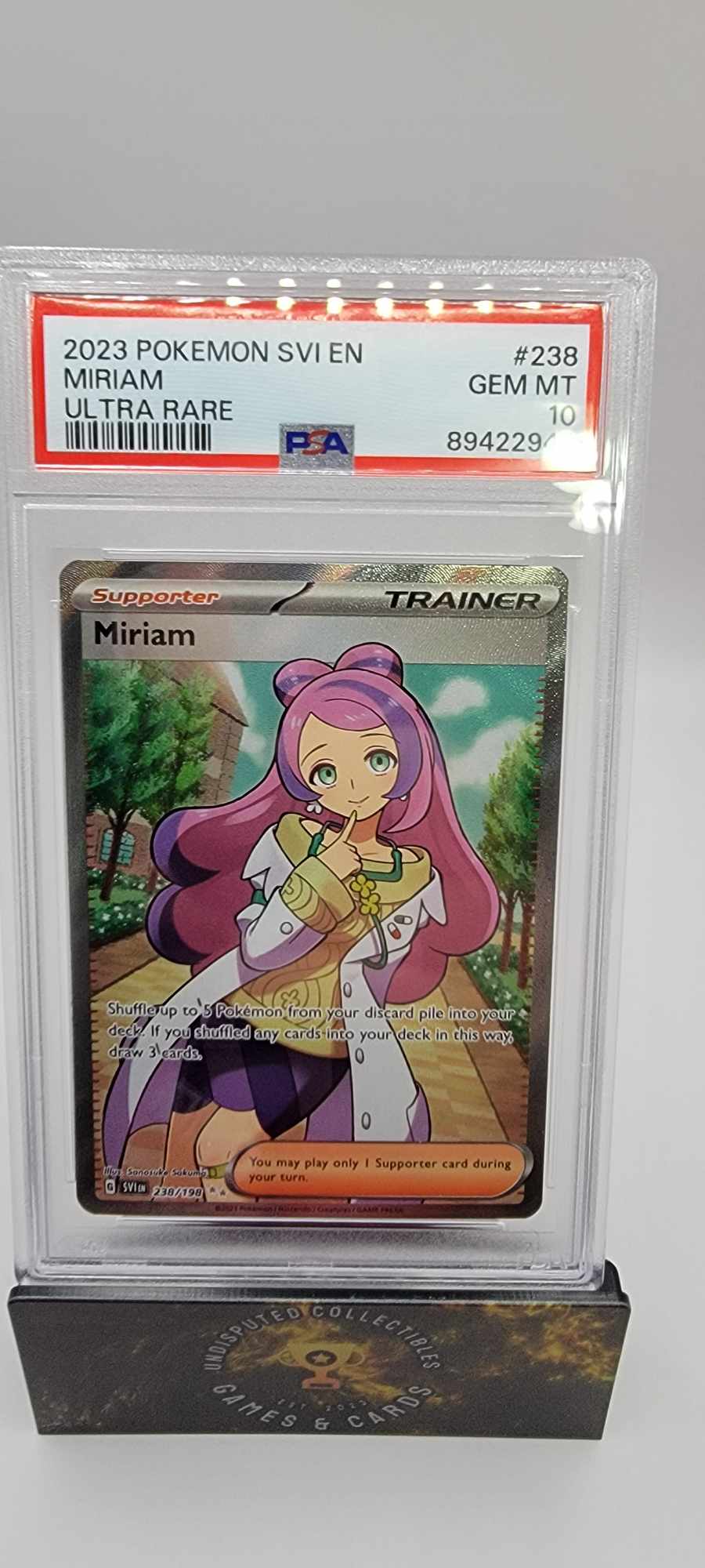 Pokemon Scarlet & Violet Miriam PSA 10
