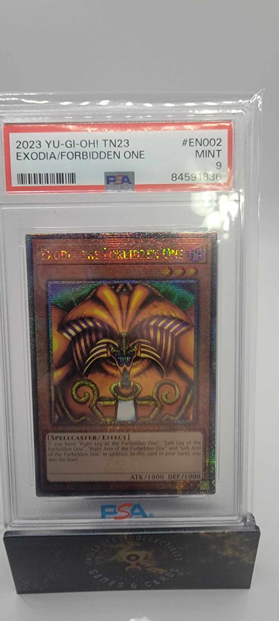 Yu-Gi-Oh Dueling Heroes Exodia the Forbidden One PSA 9