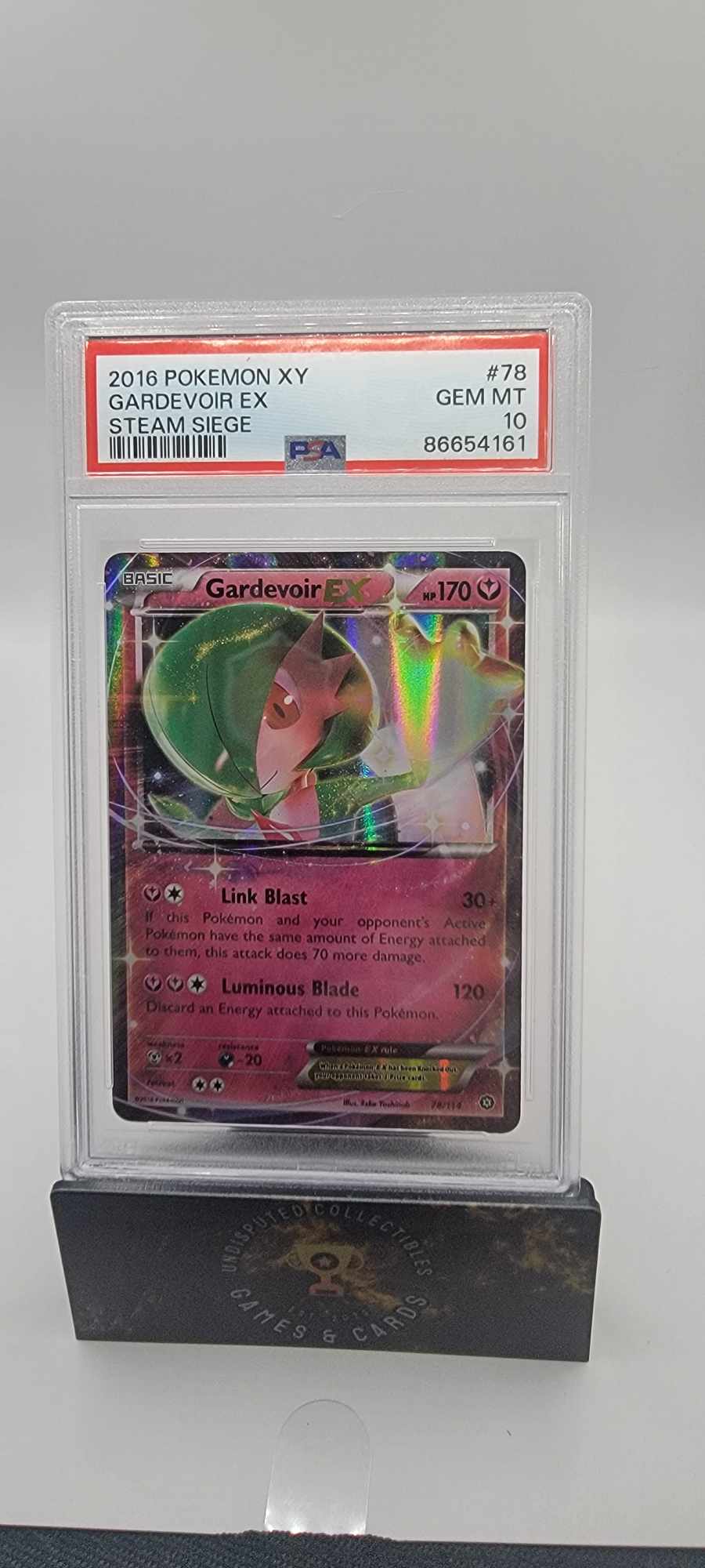 Pokemon Steam Siege Gardevoir EX PSA 10