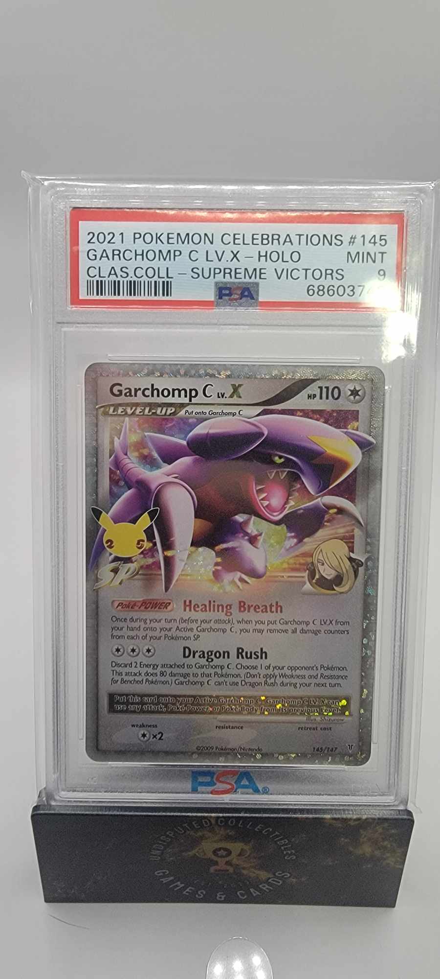 Pokemon Celebrations Classic Collection Garchomp C Lv. X PSA 9