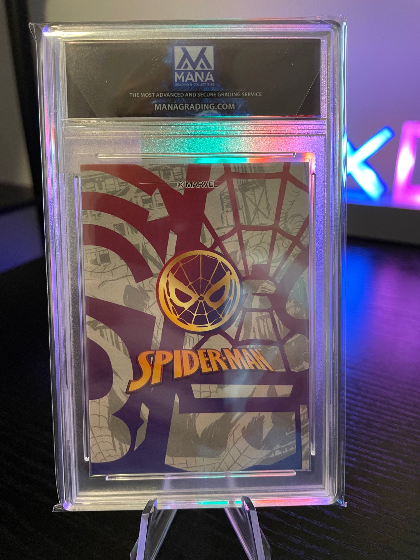 2023 Spider Man “60 Amazing Years” QR Spider Man Mana Flawless 10