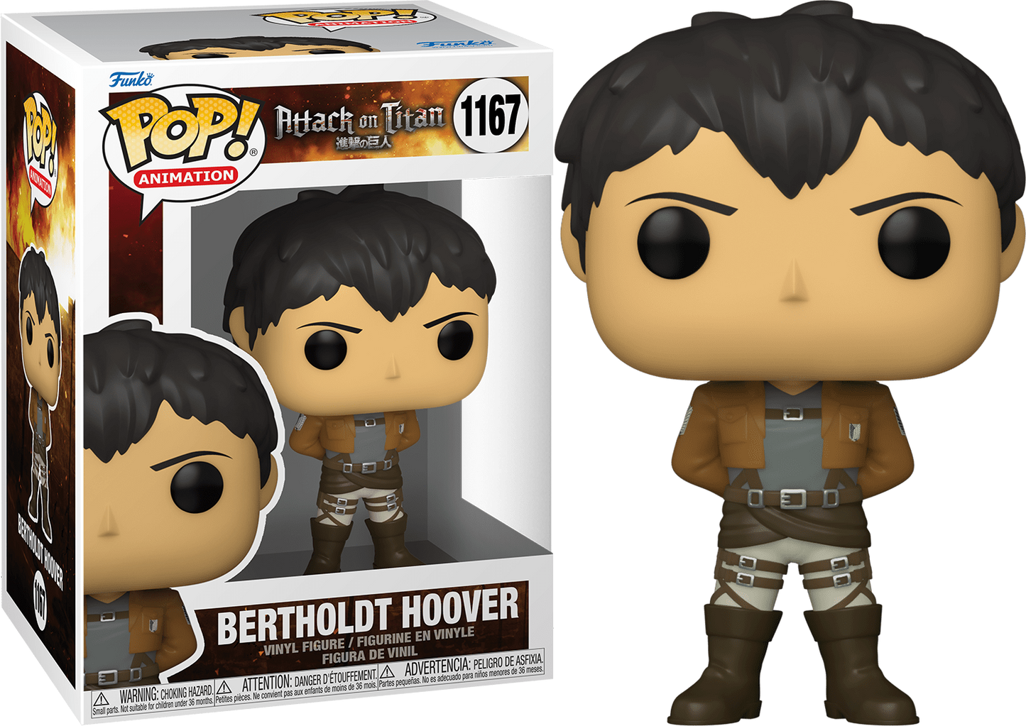Attack on Titan Bertholdt Hoover Funko Pop #1167