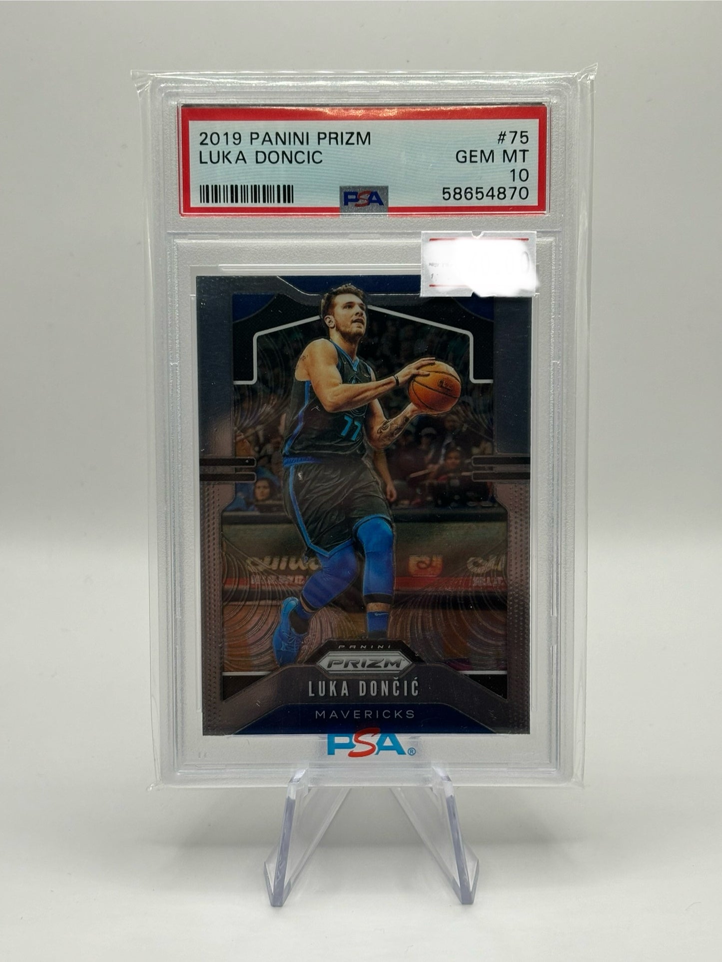 2019 Panini Prizm #75 Luka Dončić PSA Gem Mint 10