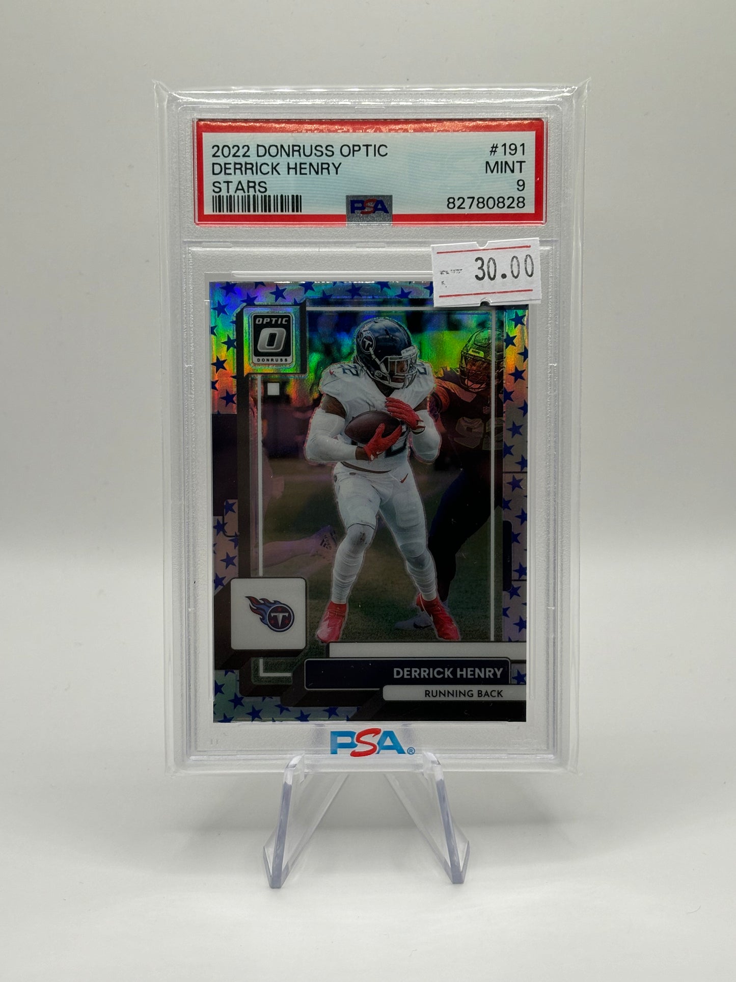 2022 Panini Donruss Optic - Stars Prizm #191 Derrick Henry PSA 9
