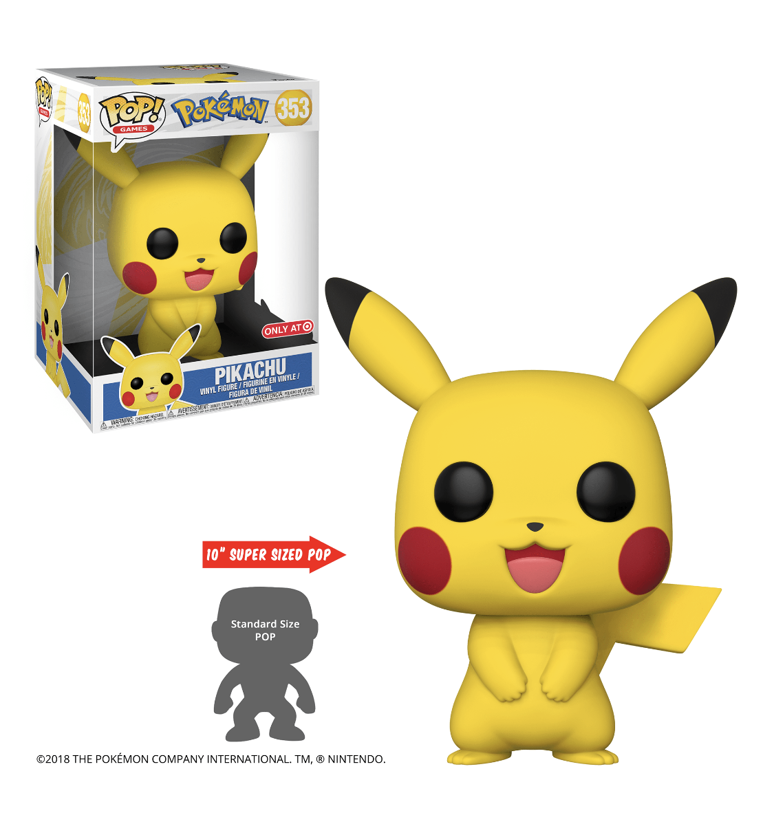 Pokemon: Pikachu Super Sized Target Exclusive Funko Pop #353