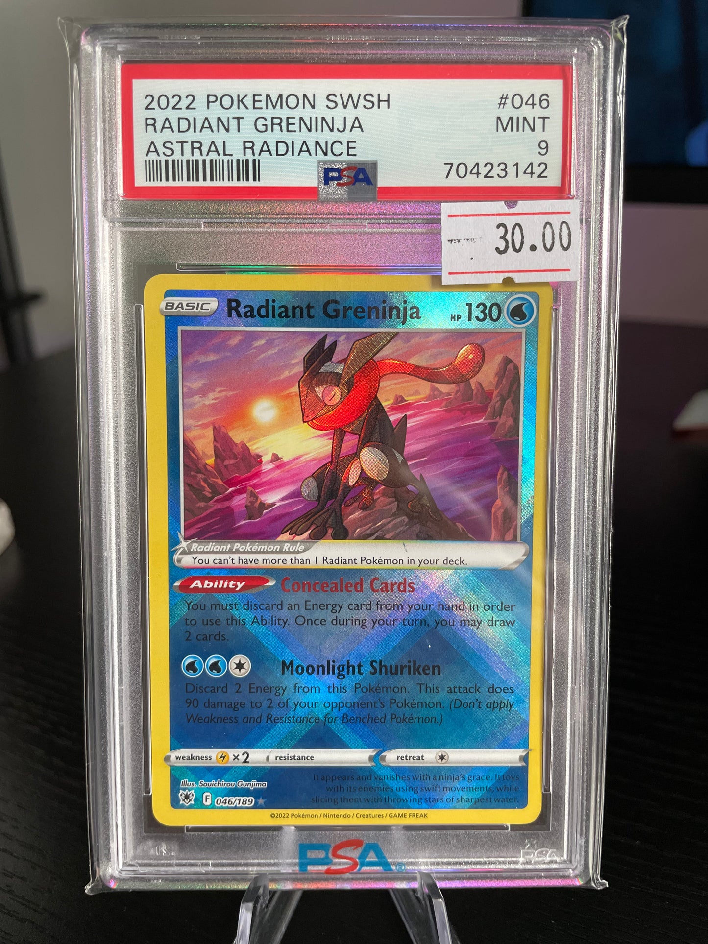 Radiant Greninja PSA 9