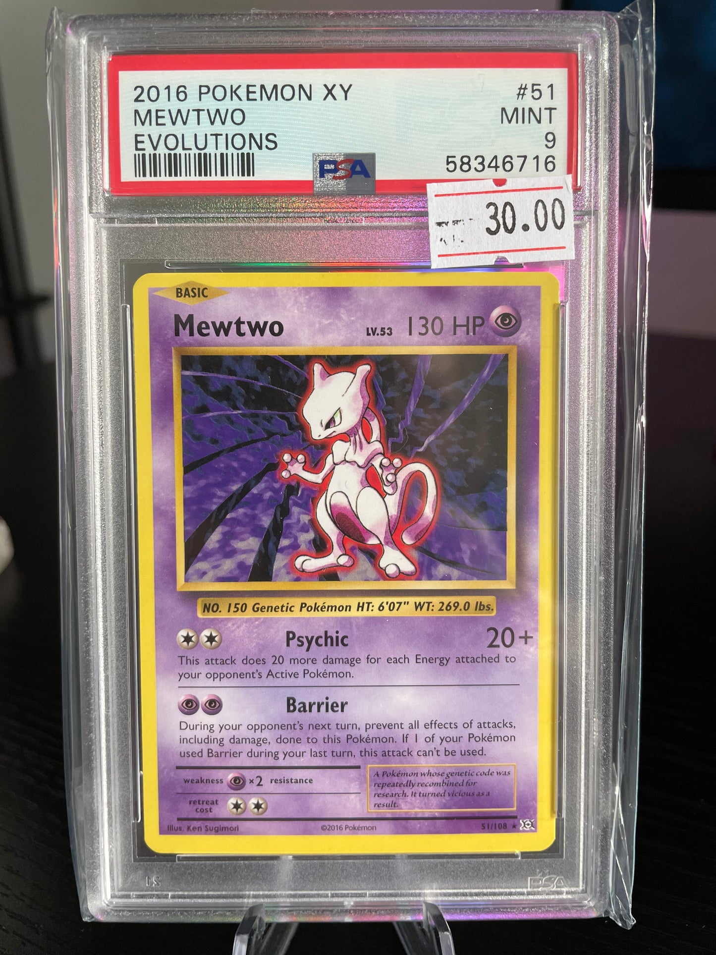 Mewtwo PSA 9