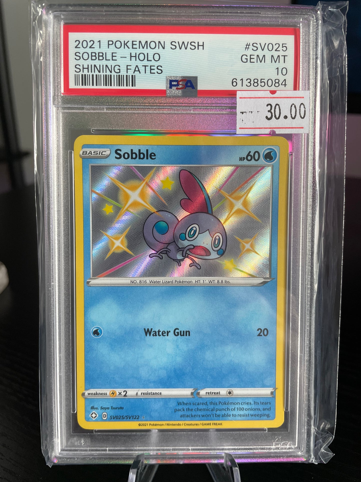 Sobble-Holo PSA Gem Mint 10