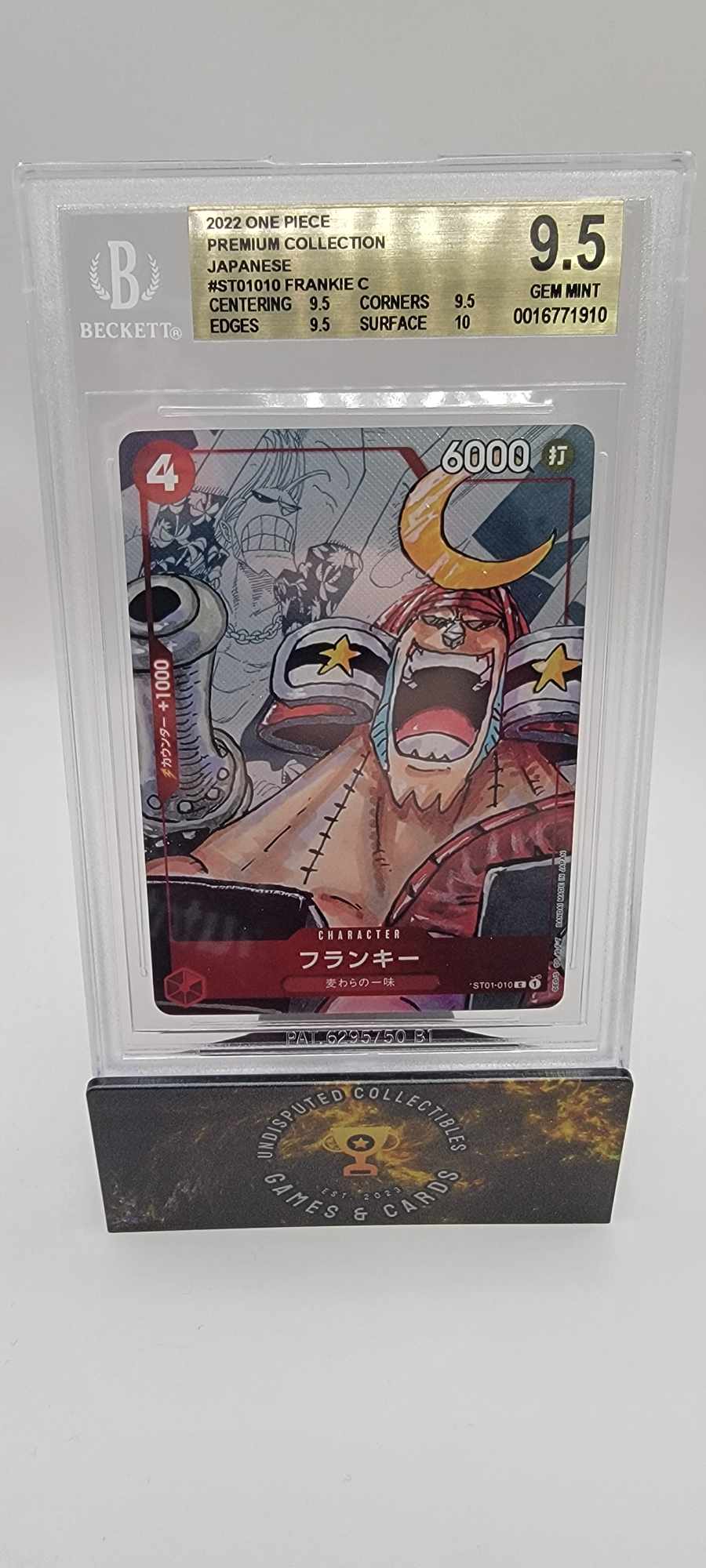 One Piece 25th Anniversary Premium Collection Franky BGS 9.5