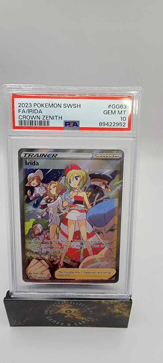 Pokemon Crown Zenith Irida PSA 10