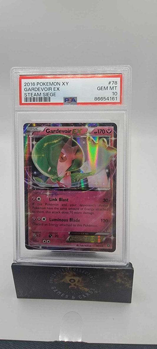 Pokemon Steam Siege Gardevoir EX PSA 10