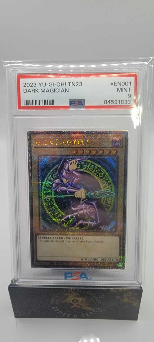 Yu-Gi-Oh Dueling Heroes Dark Magician PSA 9