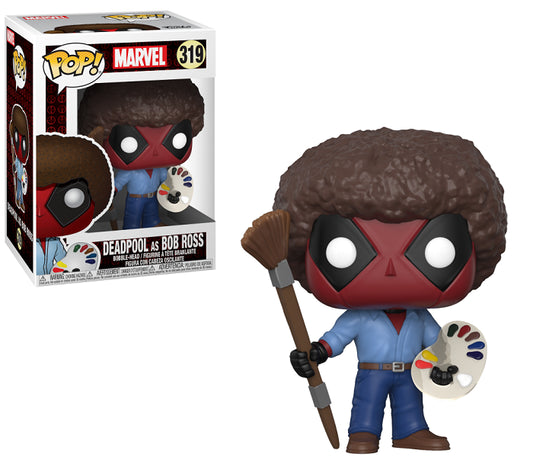 Marvel: Deadpool as Bob Ross Funko Pop #319