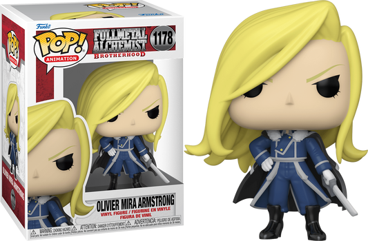 Fullmetal Alchemist Brotherhood Olivier Mira Armstrong Funko Pop #1178